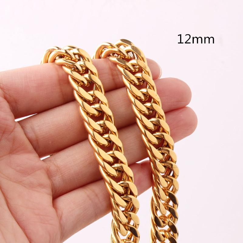 Gold Tone Curb Cuban Link Chain Necklace & Bracelet for Men Women 316L Stainless Steel Jewelry Gift
Gold Tone Curb Cuban Link Chain Necklace & Bracelet for Men Women 316L Stainless Steel Jewelry Gift