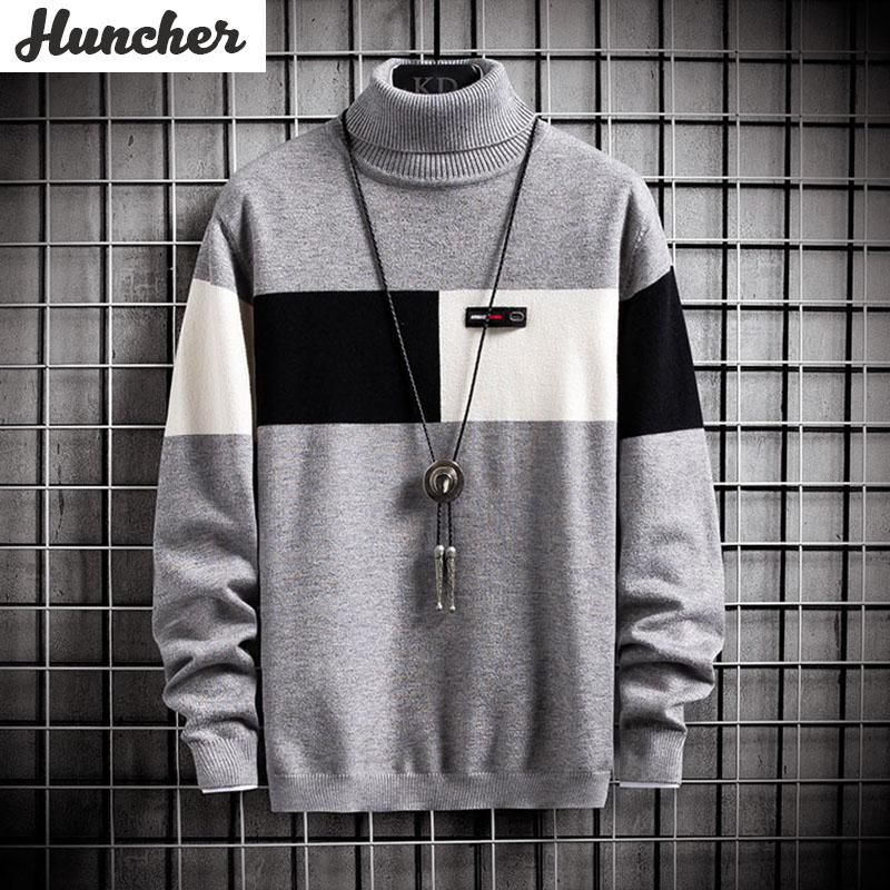 Huncher Men's Turtleneck Sweater Men 2020 Winter Vintage Patchwork High Collar Jumper Pullover Sweaters Oversized Grey Men, Coffee sweater men
Huncher Men's Turtleneck Sweater Men 2020 Winter Vintage Patchwork High Collar Jumper Pullover Sweaters Oversized Grey Men, Coffee sweater men