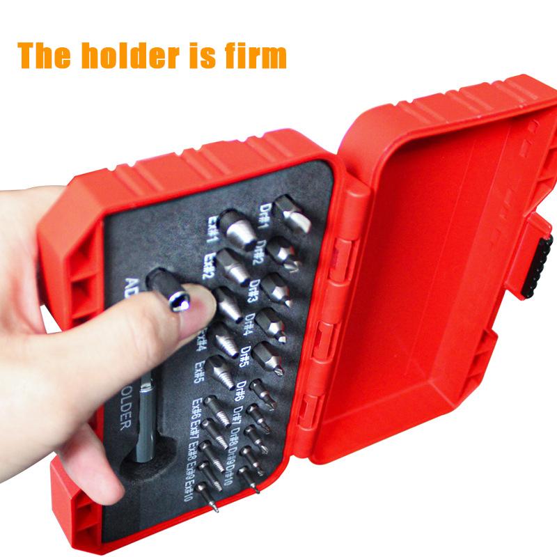 Damaged Screw Extractor Set for Broken Screw Bolt Extractor Remover Tool Easily Remove Stripped & Broken Screws In stock
Damaged Screw Extractor Set for Broken Screw Bolt Extractor Remover Tool Easily Remove Stripped & Broken Screws In stock