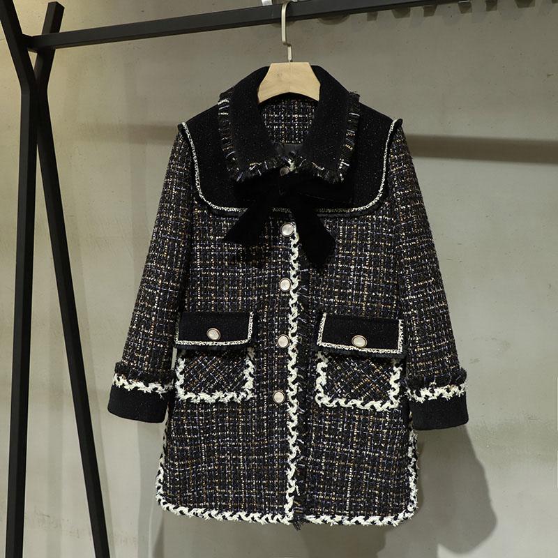 2020FW Female High Quality Women Patchwork Tweed Jacket Coat Ladies Fashion Outerwear 11.26, Black
2020FW Female High Quality Women Patchwork Tweed Jacket Coat Ladies Fashion Outerwear 11.26, Black
