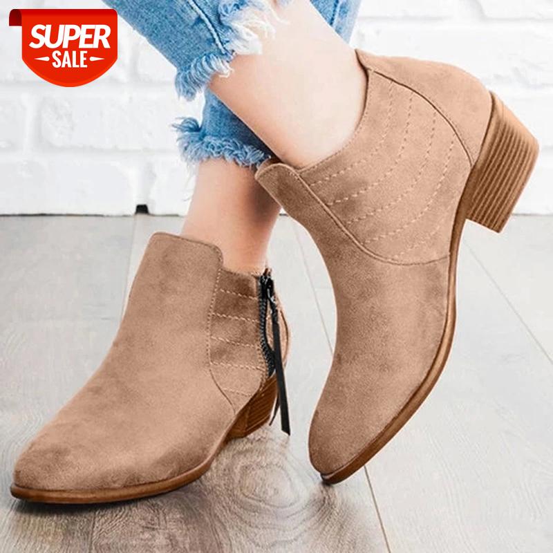 Lucyever Faux Suede Vintage Ankle Boots for Women 2020 Autumn Pointed Toe Square Heels Shoes Woman Big Size Casual Short Boots #lR3h, Black
Lucyever Faux Suede Vintage Ankle Boots for Women 2020 Autumn Pointed Toe Square Heels Shoes Woman Big Size Casual Short Boots #lR3h, Black