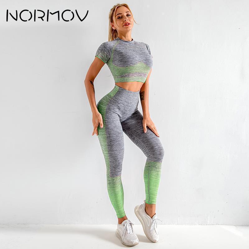 NORMOV Yoga Set Women Sports Yoga Set Fitness Seamless High Waist hip lifting elastic Workout Knitted Shorts sleeve suit1, Orange
NORMOV Yoga Set Women Sports Yoga Set Fitness Seamless High Waist hip lifting elastic Workout Knitted Shorts sleeve suit1, Orange