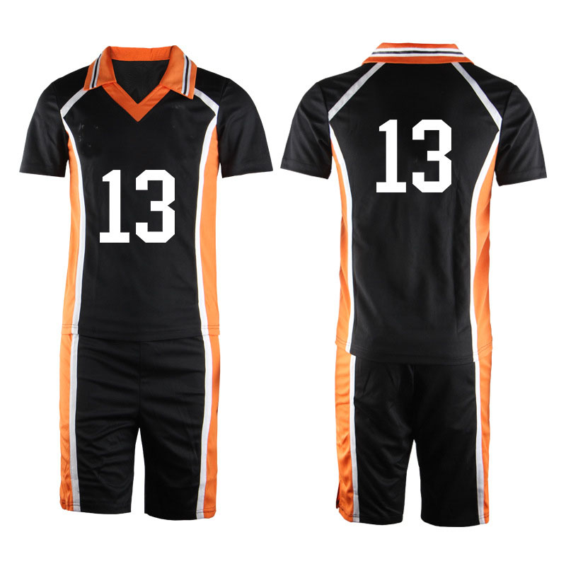 Anime Haikyuu Cosplay Costume Karasuno High School Volleyball Club Hinata Shyouyou Kageyama Tobio Sportswear Jerseys Uniform Top&Shorts