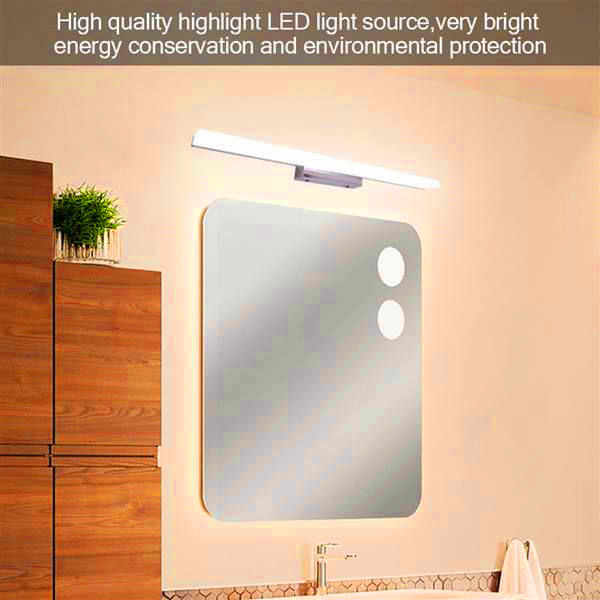 Newest Design 9W 60CM New and intelligent lamp Bathroom Light Bar Silver White Light high brightness Lights Top-grade material Lighting
Newest Design 9W 60CM New and intelligent lamp Bathroom Light Bar Silver White Light high brightness Lights Top-grade material Lighting