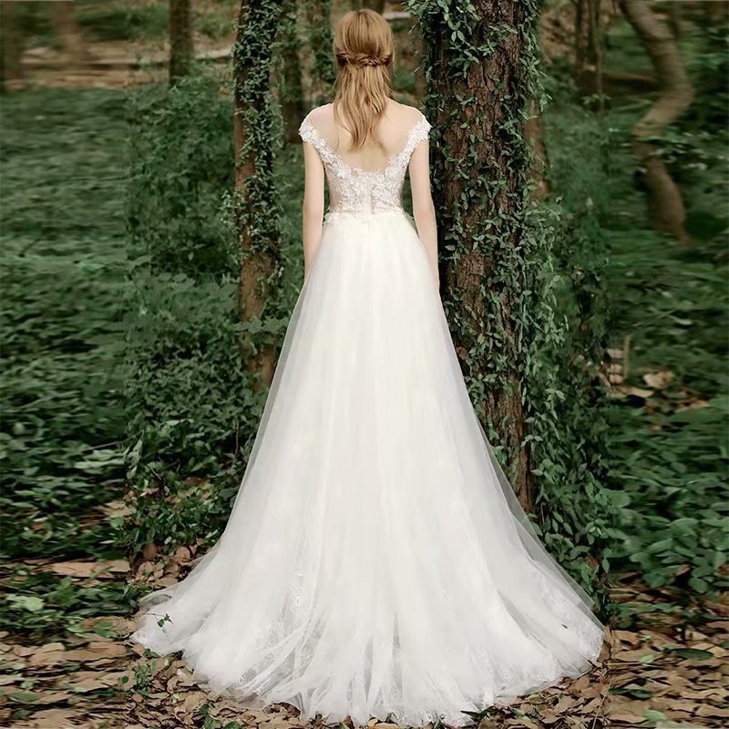 2021 New Elegant Lace Bride Line Dressed As a Brand-new Robe Walk Zipper Length ZOE8, Same as image
2021 New Elegant Lace Bride Line Dressed As a Brand-new Robe Walk Zipper Length ZOE8, Same as image
