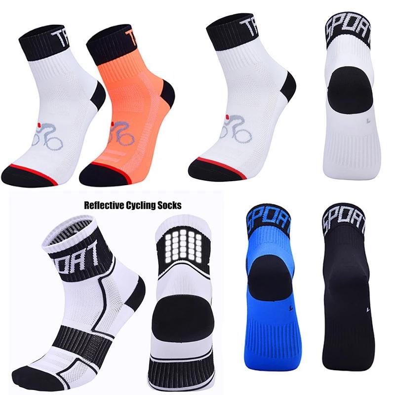 Women Reflective Running Socks Night Cycling Socks Men's Breathable Non-slip Sports Outdoor Basketball Football, A-orange
Women Reflective Running Socks Night Cycling Socks Men's Breathable Non-slip Sports Outdoor Basketball Football, A-orange