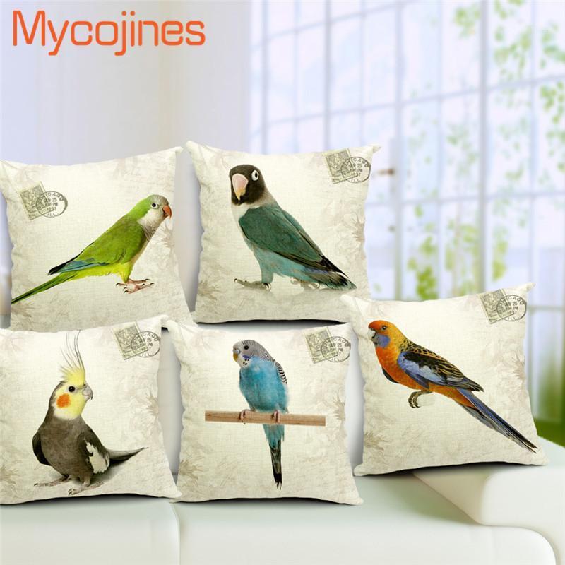 18"Square Cotton Linen Tropical Birds Printed Sofa Decorative Throw Cushion Covers Parrot Patterns Coffee Chair Waist PillowCase1
18"Square Cotton Linen Tropical Birds Printed Sofa Decorative Throw Cushion Covers Parrot Patterns Coffee Chair Waist PillowCase1