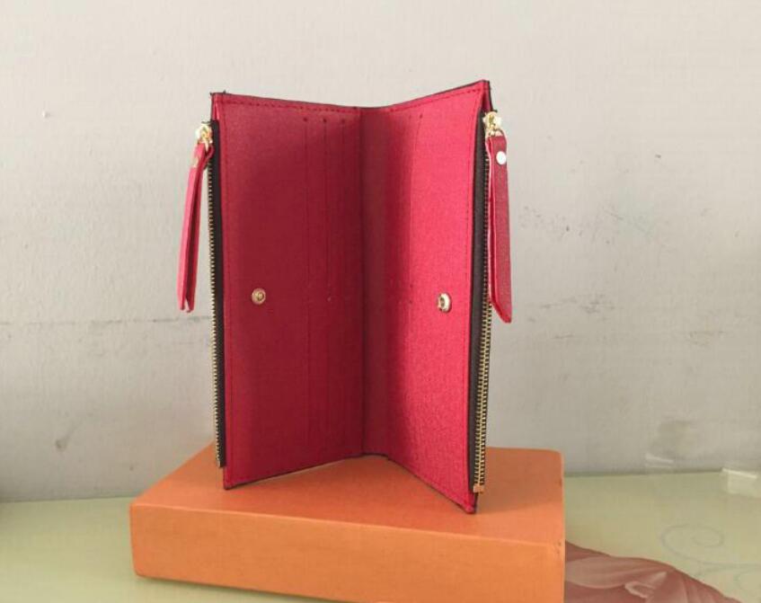 Double zipper wallet Women's Wallets Female purse notecase Fashion Card Holder Pocket Long Women Bag 61269#30