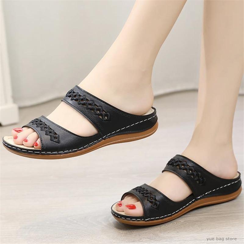 Women Sandals Flat Open Toe Shoes Women Casual Platform Ladies Vintage Office Party Sandals Zapatos De Mujer Dropshipping 20#, Black
Women Sandals Flat Open Toe Shoes Women Casual Platform Ladies Vintage Office Party Sandals Zapatos De Mujer Dropshipping 20#, Black