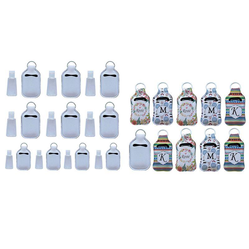 10Pcs Refillable Hand Sanitizer Bottles Holder Cover with Key Ring Portable Soap Lotion Liquids Empty Container Keychain
10Pcs Refillable Hand Sanitizer Bottles Holder Cover with Key Ring Portable Soap Lotion Liquids Empty Container Keychain