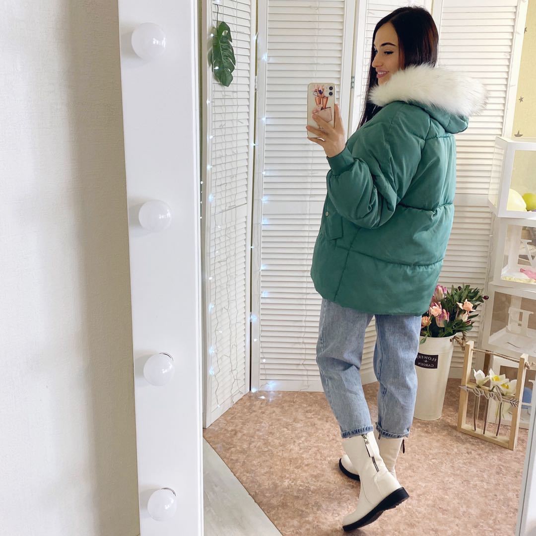 Women Coats and Jackets Winter Fur Hooded Jacket Women Clothing Autumn Winter 201217