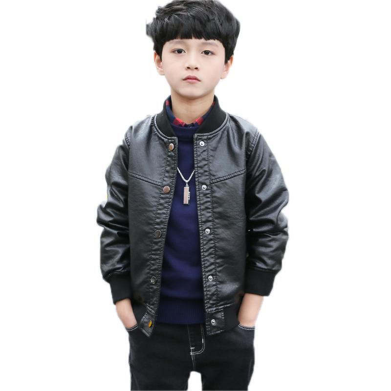 Baby Boys Leather Jacket Kids Coats Spring Kids Leather Jackets Boys Casual Solid Children Outerwear Baseball Jackets 4-13T, Black
Baby Boys Leather Jacket Kids Coats Spring Kids Leather Jackets Boys Casual Solid Children Outerwear Baseball Jackets 4-13T, Black