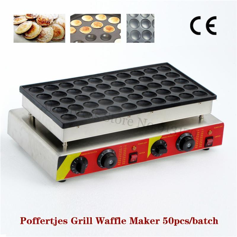 50pcs Holes Poffertjes Machine Small Pancake Stainless Steel Mini Poffertjes Grill with Non-stick pan 110V 220V1
50pcs Holes Poffertjes Machine Small Pancake Stainless Steel Mini Poffertjes Grill with Non-stick pan 110V 220V1