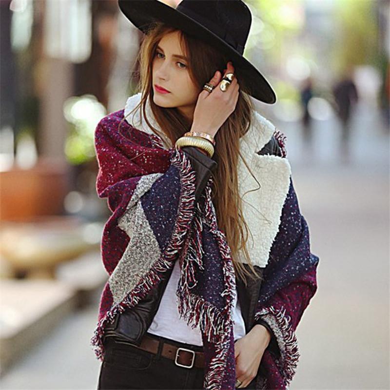 Scarves 2022 Cashmere Women Plaid Scarf Winter Warm Shawl And Wraps Bandana Pashmina Long Female Foulard Thick Blanket, Blue;gray
Scarves 2022 Cashmere Women Plaid Scarf Winter Warm Shawl And Wraps Bandana Pashmina Long Female Foulard Thick Blanket, Blue;gray