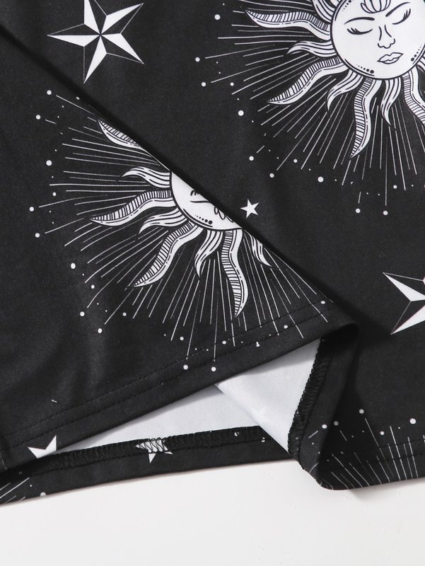 Teen Girls Galaxy Print Slip Dress SHE