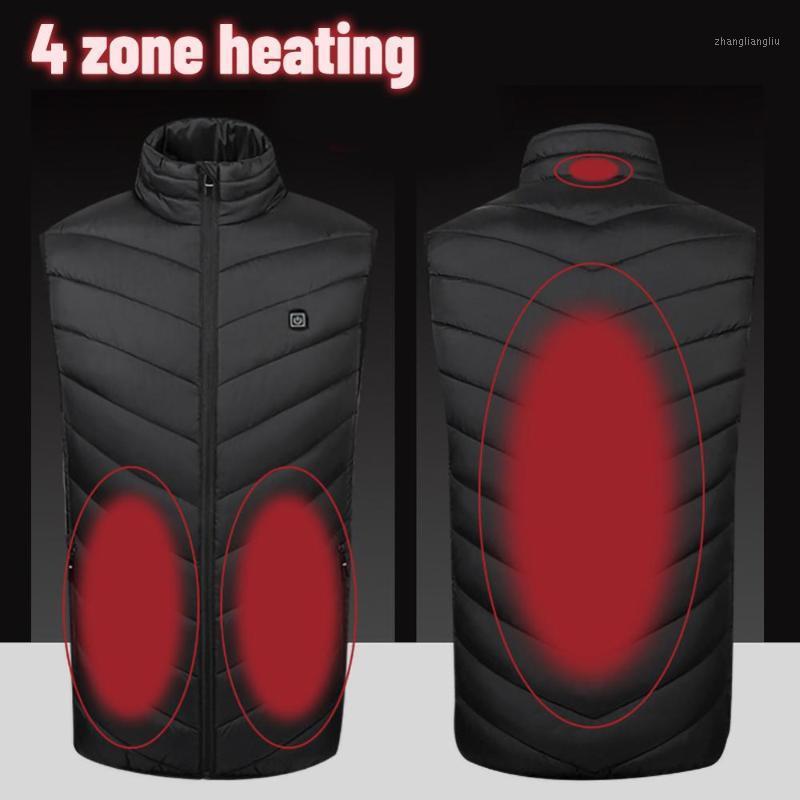 New 4 Heating Zones Heated Vest USB Men Winter Electrical Heating Jacket Fishing Hunting Hiking Travel Outdoor Waistcoat -4XL1, Yl190903-bk1
New 4 Heating Zones Heated Vest USB Men Winter Electrical Heating Jacket Fishing Hunting Hiking Travel Outdoor Waistcoat -4XL1, Yl190903-bk1