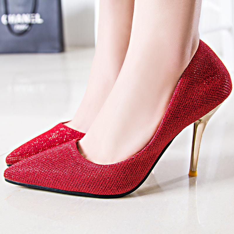 Elegant Gold Silver Glitter Pumps Women Sexy Pointed Toe High Heels Shoes Woman Fashion Party Wedding Shoes Ladies 2020, Black
Elegant Gold Silver Glitter Pumps Women Sexy Pointed Toe High Heels Shoes Woman Fashion Party Wedding Shoes Ladies 2020, Black