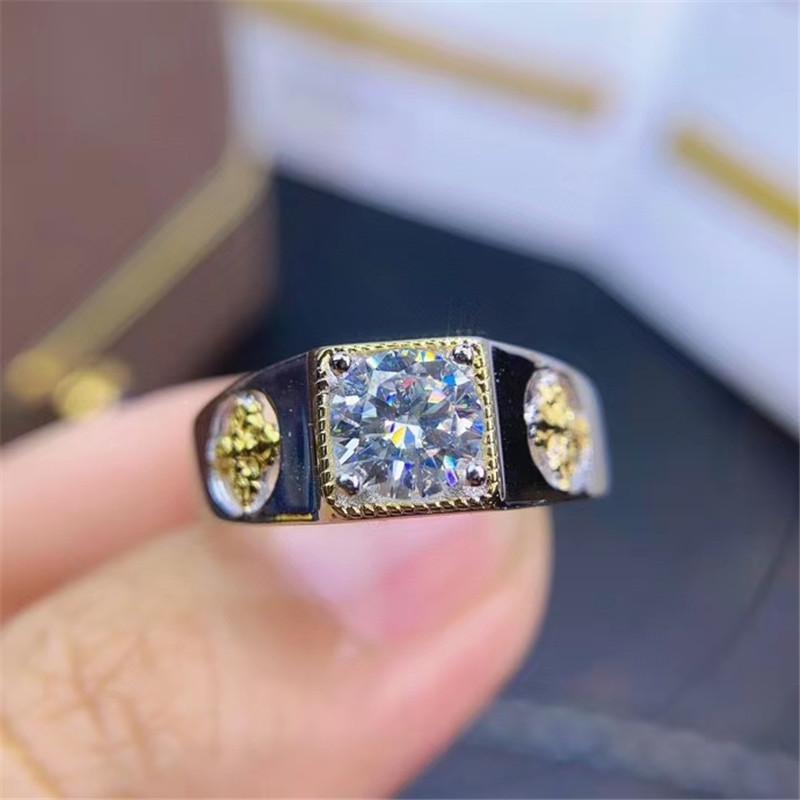 Cluster Rings Men Ring Moissanite Round Per Jewelry 6.5*6.5mm 1ct Gemstone 925 Sterling Silver Fine For Or Women J211035, Golden;silver
Cluster Rings Men Ring Moissanite Round Per Jewelry 6.5*6.5mm 1ct Gemstone 925 Sterling Silver Fine For Or Women J211035, Golden;silver