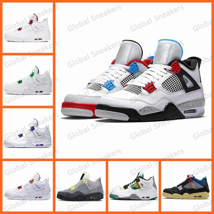 2020 Union 4 Guava Ice 4s Jumpman Men women basketball shoes white cream sail cactus jack Noir mens trainers sports sneakers G5
2020 Union 4 Guava Ice 4s Jumpman Men women basketball shoes white cream sail cactus jack Noir mens trainers sports sneakers G5