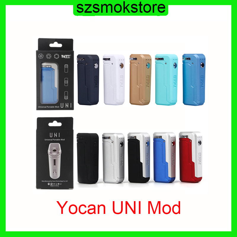 Yocan UNI Box Mod 650mAh Adjustable Voltage and Preheat Battery 10 Colors Fit All Atomizer PK Vmod Palm 0266285-1
Yocan UNI Box Mod 650mAh Adjustable Voltage and Preheat Battery 10 Colors Fit All Atomizer PK Vmod Palm 0266285-1