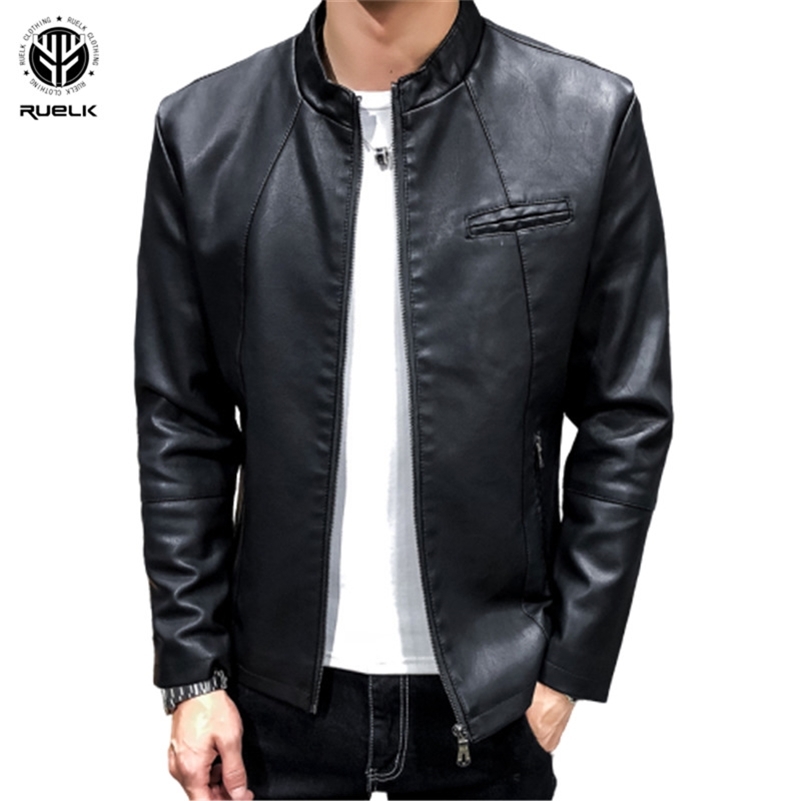RUELK Autumn New Pu Leather Jacket Slim Long Sleeve Men's Casual Fashion Aviator Jacket Collar Windbreaker Men Clothing -4XL 201114, 605coffee
RUELK Autumn New Pu Leather Jacket Slim Long Sleeve Men's Casual Fashion Aviator Jacket Collar Windbreaker Men Clothing -4XL 201114, 605coffee