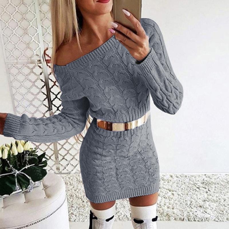 Sexy Bodycon Mini Sweater Dress Women 2020 Knitwear Autumn Casual Fashion Winter Black Yellow White Warm Knitted Dress, Color 8
Sexy Bodycon Mini Sweater Dress Women 2020 Knitwear Autumn Casual Fashion Winter Black Yellow White Warm Knitted Dress, Color 8