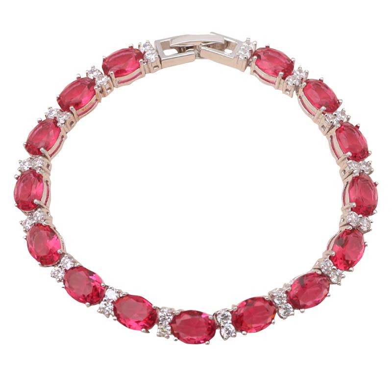 Attractive Rose Crystal & Zircon charm bracelets white Gold tone bracelets Health Fashion jewelry TB459A
Attractive Rose Crystal & Zircon charm bracelets white Gold tone bracelets Health Fashion jewelry TB459A
