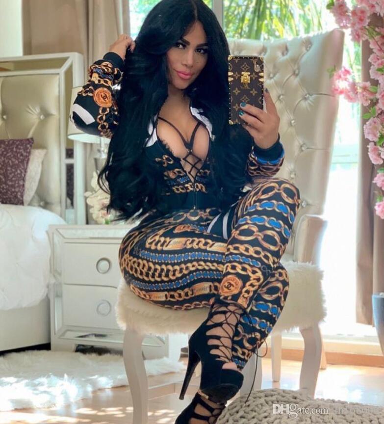 New arrival Sports Suit Women Fashion Chain Printing short Zipper Jacket trousers Suit 2 Piece Set Sportswear sexy Women Tracksuits, Black
New arrival Sports Suit Women Fashion Chain Printing short Zipper Jacket trousers Suit 2 Piece Set Sportswear sexy Women Tracksuits, Black