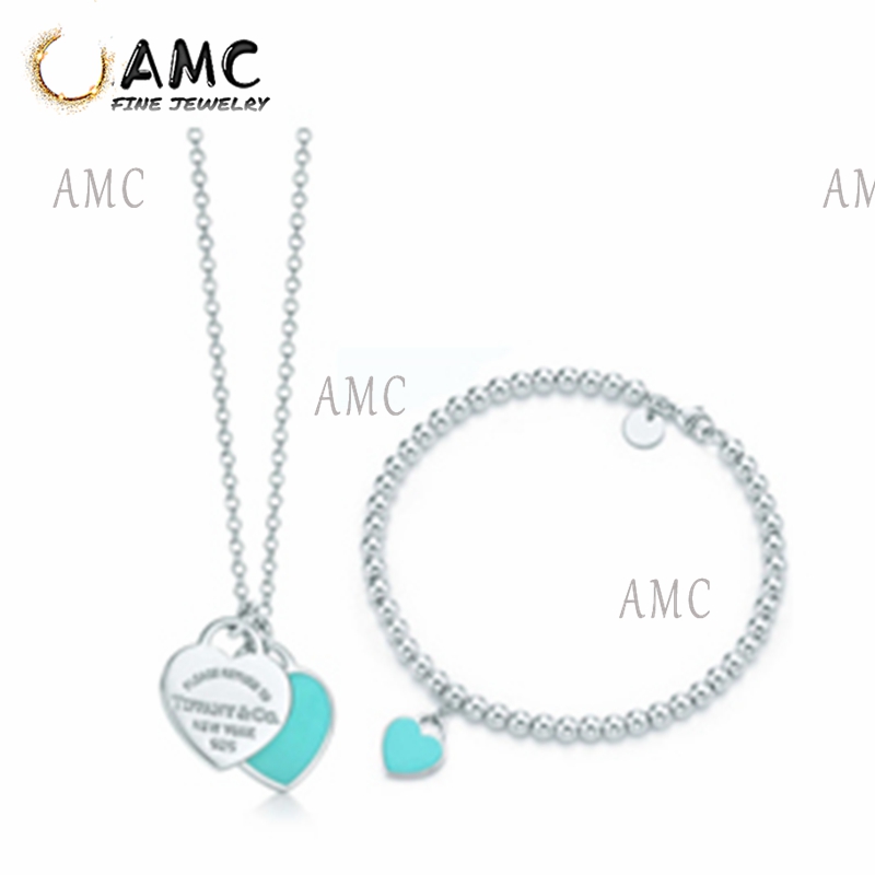 Double Blue Heart Necklace Classic Luxury 925 Sterling Silver Original Love Multicolor Optional Ladies Gift Jewelry Combination set
Double Blue Heart Necklace Classic Luxury 925 Sterling Silver Original Love Multicolor Optional Ladies Gift Jewelry Combination set