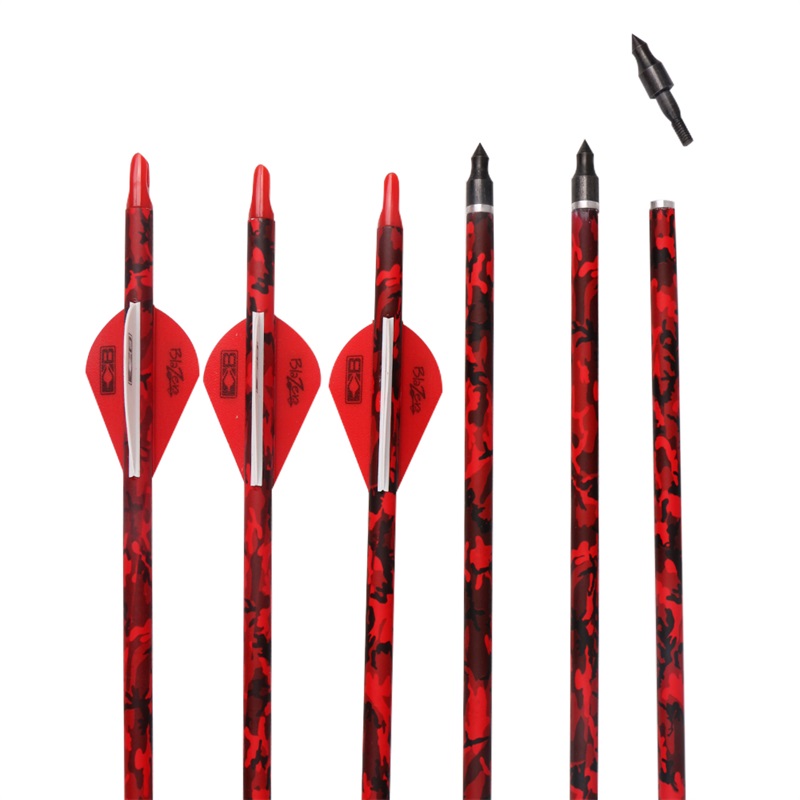 32 inch Hunting Archery carbon arrows 500-550 spine 2 red 1 white plastic feather carbon fiber arrow insert broadheads
32 inch Hunting Archery carbon arrows 500-550 spine 2 red 1 white plastic feather carbon fiber arrow insert broadheads