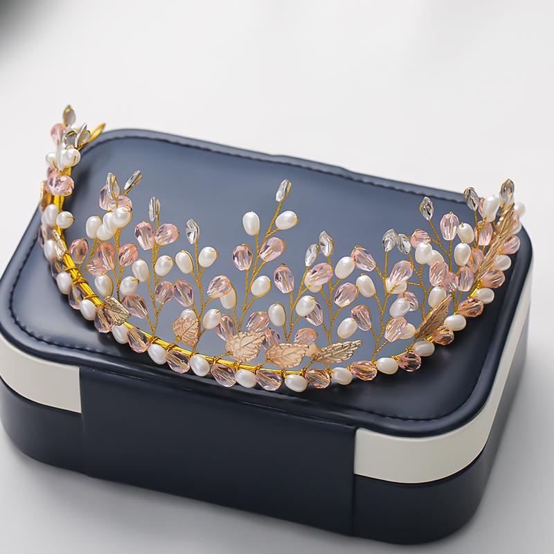 Crystal Pearl Wedding Tiara Crown Rhinestone Headbands Hair Jewelry Bridal Hair Accessories Gold Head Piece Hairbands
Crystal Pearl Wedding Tiara Crown Rhinestone Headbands Hair Jewelry Bridal Hair Accessories Gold Head Piece Hairbands