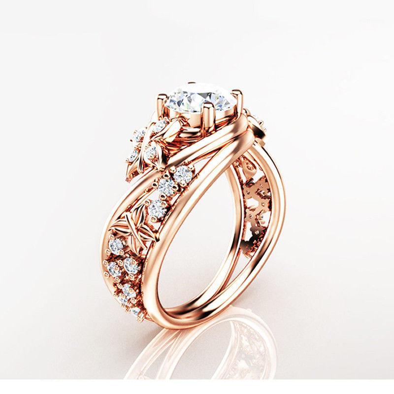 Hot Butterflies Flowers Ring Rose Round Cut White Ring Size 6-10 Rings Women Bridal Wedding Engagement Rings1
Hot Butterflies Flowers Ring Rose Round Cut White Ring Size 6-10 Rings Women Bridal Wedding Engagement Rings1