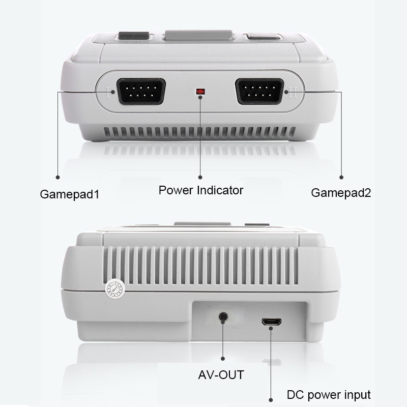 Super Mini SFC Game Console Classic Mini TV Game Video Controller Handheld Entertainment System For SFC 620 AV Out TV games SFC620 Control