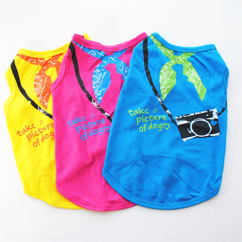 New Pet Dog Cat Vest Clothes Small Sweater Puppy Soft Coat Jacket Summer Apparel Doggy Clothing t shirt Cheap Jumpsuit Outfit Pet Supply
New Pet Dog Cat Vest Clothes Small Sweater Puppy Soft Coat Jacket Summer Apparel Doggy Clothing t shirt Cheap Jumpsuit Outfit Pet Supply