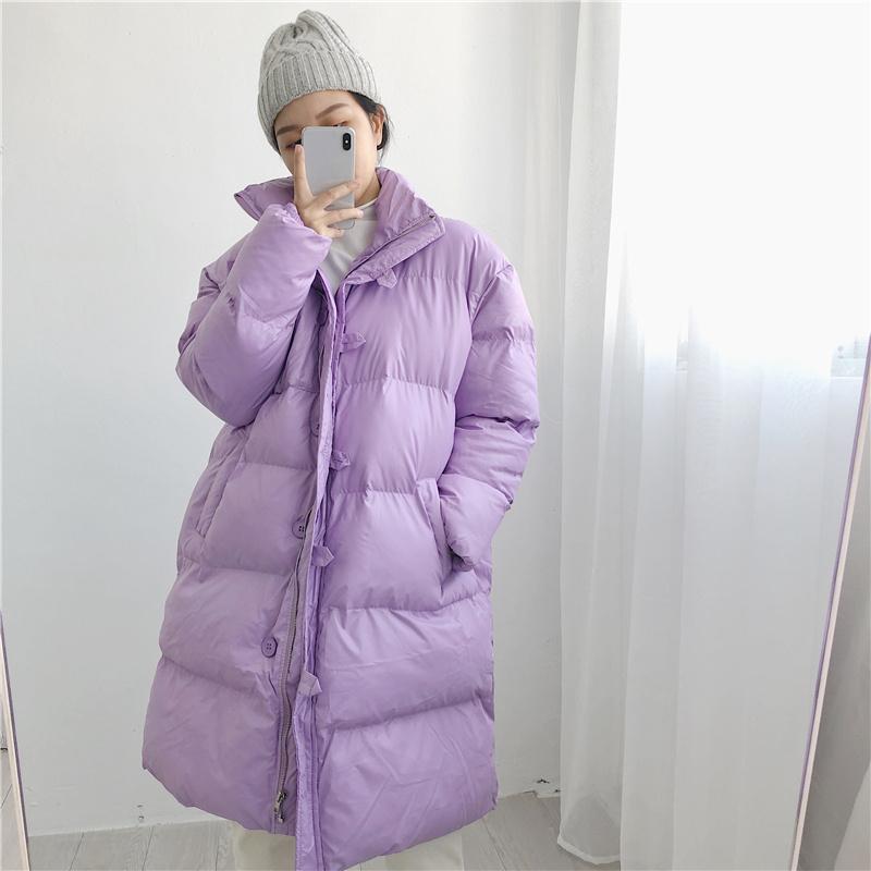 Purple Single-Breasted Down Cotton Winter Jacket Women Stand Collar Plus Size Loose Warm Winter Parkas Long Coat Female C6764, Pink coats
Purple Single-Breasted Down Cotton Winter Jacket Women Stand Collar Plus Size Loose Warm Winter Parkas Long Coat Female C6764, Pink coats