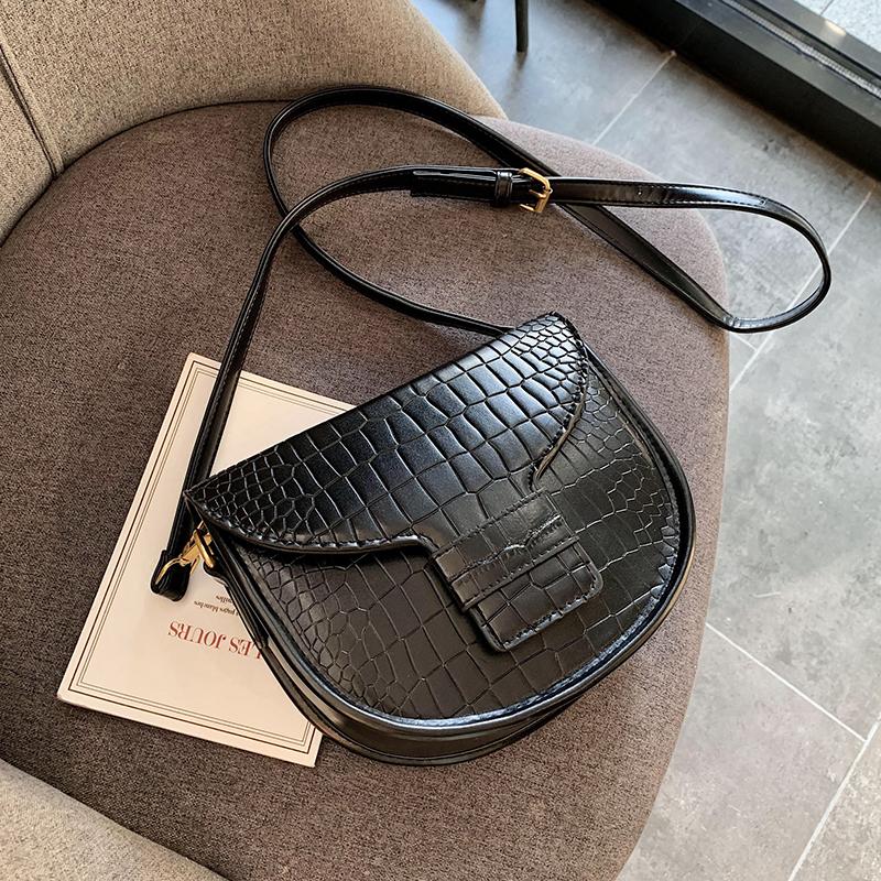 VreyMe Luxury Fashion Women Crossbody Pack Crocodile Pattern Small Saddle Bags High Quality Pu Leather Shoulder Bag Female Purse, Black
VreyMe Luxury Fashion Women Crossbody Pack Crocodile Pattern Small Saddle Bags High Quality Pu Leather Shoulder Bag Female Purse, Black