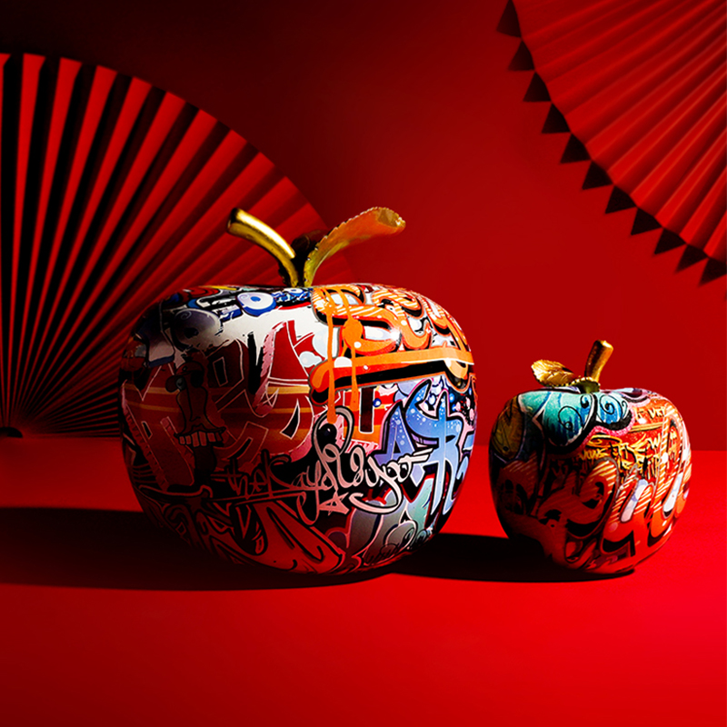 Nordic Creative Colorful Graffiti Apple Sculpture Luxury Statue Creative Art Ornament Retro Figurine Home Decoration Accessories
Nordic Creative Colorful Graffiti Apple Sculpture Luxury Statue Creative Art Ornament Retro Figurine Home Decoration Accessories