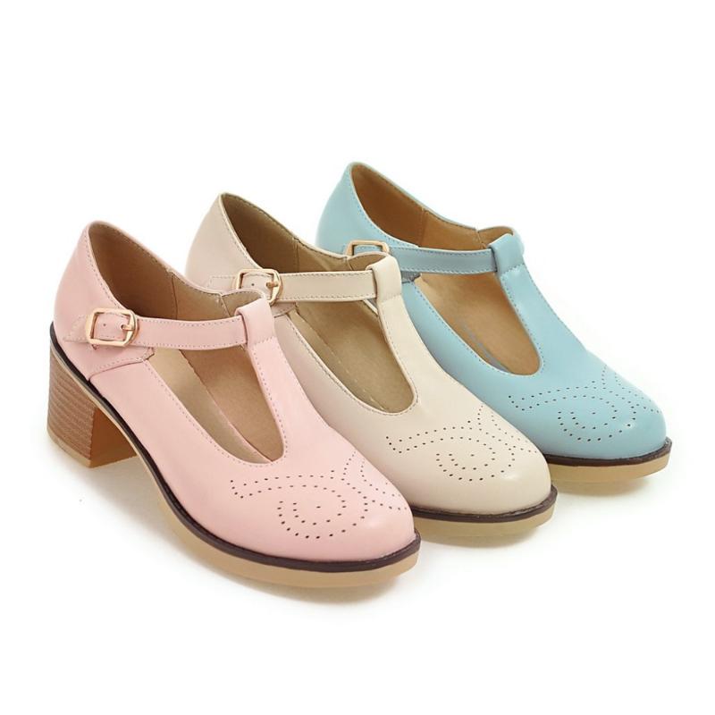 Big size 33-43 high quality 2021 spring & autumn solid fashion women buckle med square heels pumps 3 colors, Beige
Big size 33-43 high quality 2021 spring & autumn solid fashion women buckle med square heels pumps 3 colors, Beige