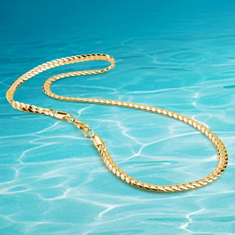 Free shipping!925 Solid sterling silver men's necklace.Men's gold chain lobster clasp 6mm gold necklace
Free shipping!925 Solid sterling silver men's necklace.Men's gold chain lobster clasp 6mm gold necklace