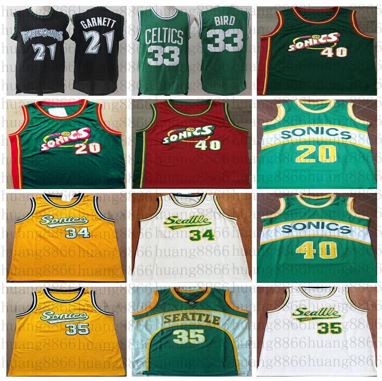 Vintage Seattle SuperSonics Jersey Gary 20 Payton Shawn 40 Kemp Kevin 35 Durant Ray 34 Allen New Basketball Jerseys, Black;red
Vintage Seattle SuperSonics Jersey Gary 20 Payton Shawn 40 Kemp Kevin 35 Durant Ray 34 Allen New Basketball Jerseys, Black;red