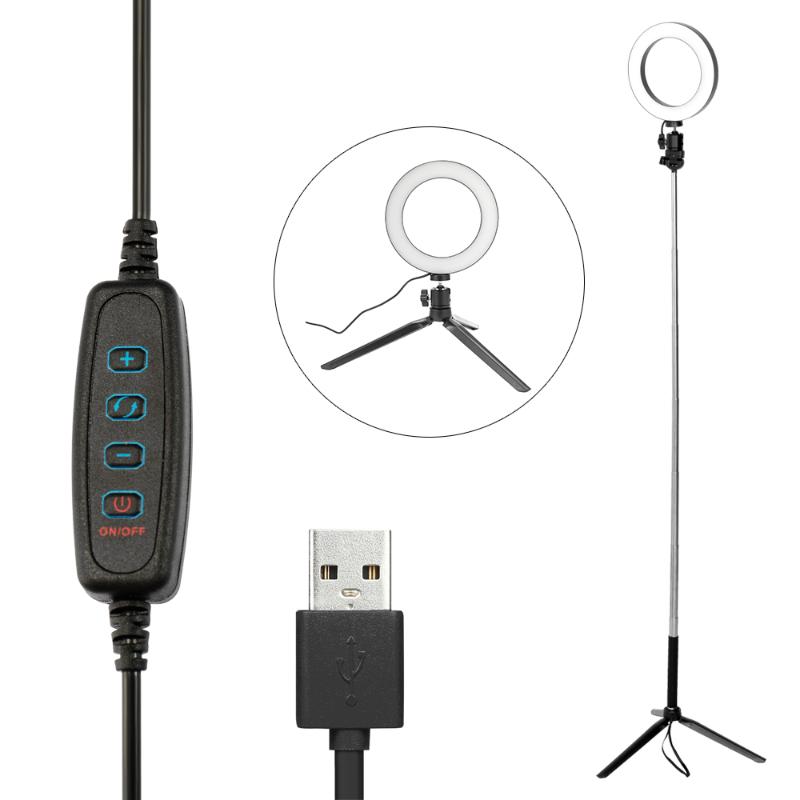 Dimmable Wide Dimming Range LED Ring Fill in Light Tripod for Camera Photo Studio Selfie Photography 
Dimmable Wide Dimming Range LED Ring Fill in Light Tripod for Camera Photo Studio Selfie Photography