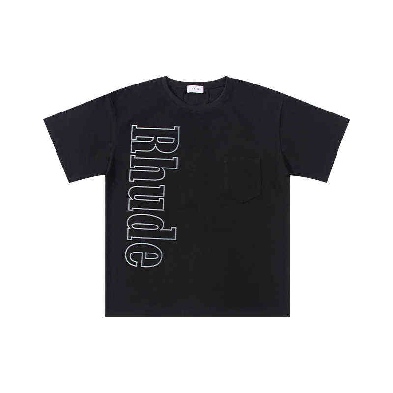Men Women 1:1 High Quality Wash Chest Pocket Rhude Tee Slightly Oversized Tops Short Sleeve Vintage Rhude T-shirt AA220308
Men Women 1:1 High Quality Wash Chest Pocket Rhude Tee Slightly Oversized Tops Short Sleeve Vintage Rhude T-shirt AA220308