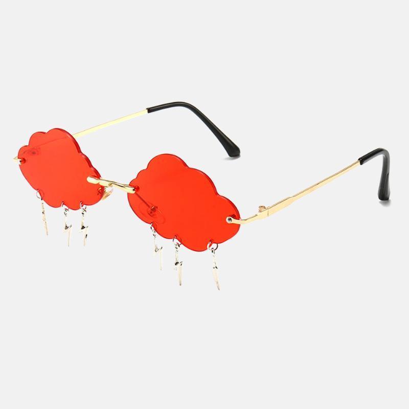 Fashion Rimless Sunglasses Women Vintage Clouds Tassel Steampunk Sunglasses Men Frameless Punk Glasses Shades UV4001
Fashion Rimless Sunglasses Women Vintage Clouds Tassel Steampunk Sunglasses Men Frameless Punk Glasses Shades UV4001