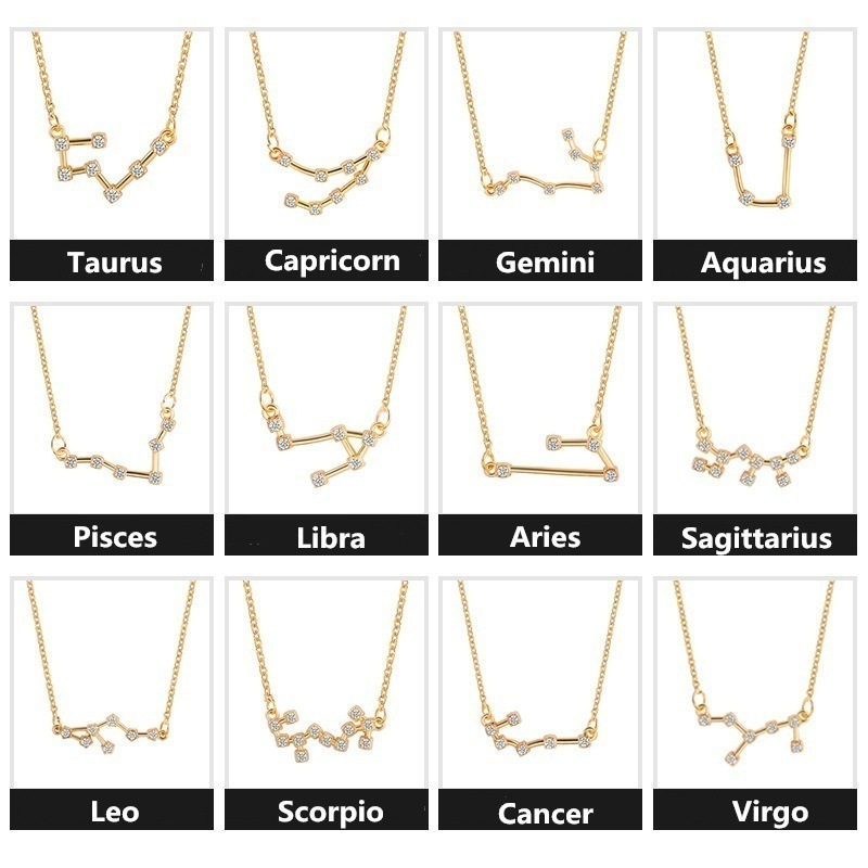 Zircon Twelve Constellations Charm Bracelets Guard Jewelry Women Anklet Short Necklace Women Lady Fashion Accessories 1 5qx N2
Zircon Twelve Constellations Charm Bracelets Guard Jewelry Women Anklet Short Necklace Women Lady Fashion Accessories 1 5qx N2