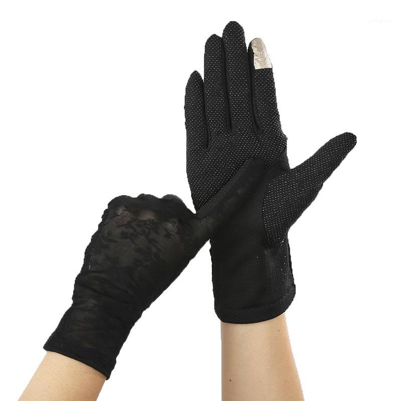 Five Fingers Gloves Female Summer Sunscreen Silk Sun Driving Cycling Breathable Mitten Women Dot Non-slip Bow Touch Screen Thin Typing Glove
Five Fingers Gloves Female Summer Sunscreen Silk Sun Driving Cycling Breathable Mitten Women Dot Non-slip Bow Touch Screen Thin Typing Glove