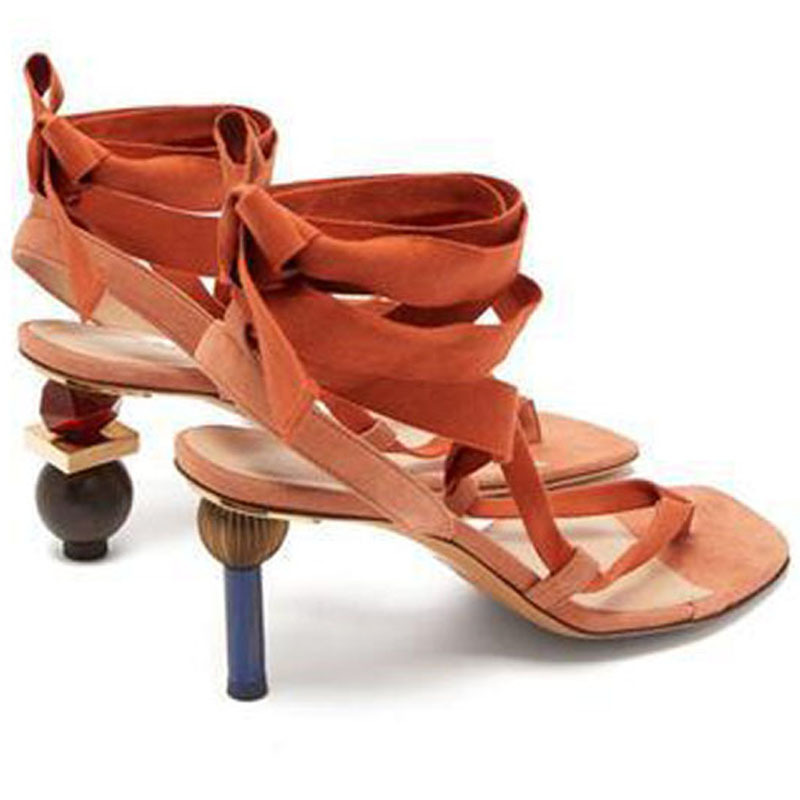 Strap Summer Thongs Asymmetry High Gladiator Heels Ladies Bandage Lace Sandals to Women's Partying Shoes Hk8d, The picture
Strap Summer Thongs Asymmetry High Gladiator Heels Ladies Bandage Lace Sandals to Women's Partying Shoes Hk8d, The picture