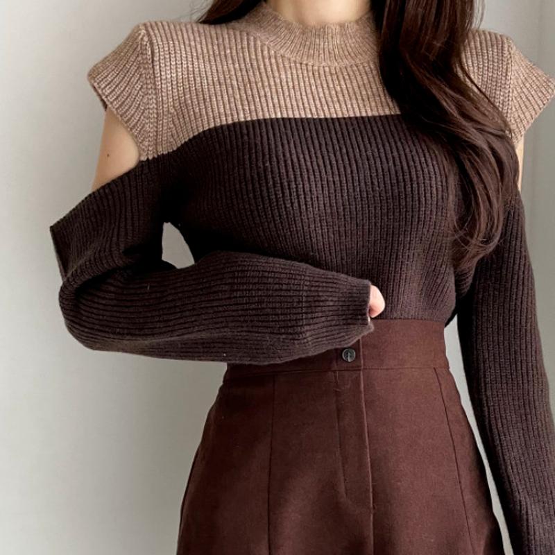Women's Sweaters 2022 Autumn Winter Knitted Sweater Women Vintage Long Sleeve Loose Pullover Fashion Knitwear Tops Pull Femme 16543, White;black
Women's Sweaters 2022 Autumn Winter Knitted Sweater Women Vintage Long Sleeve Loose Pullover Fashion Knitwear Tops Pull Femme 16543, White;black