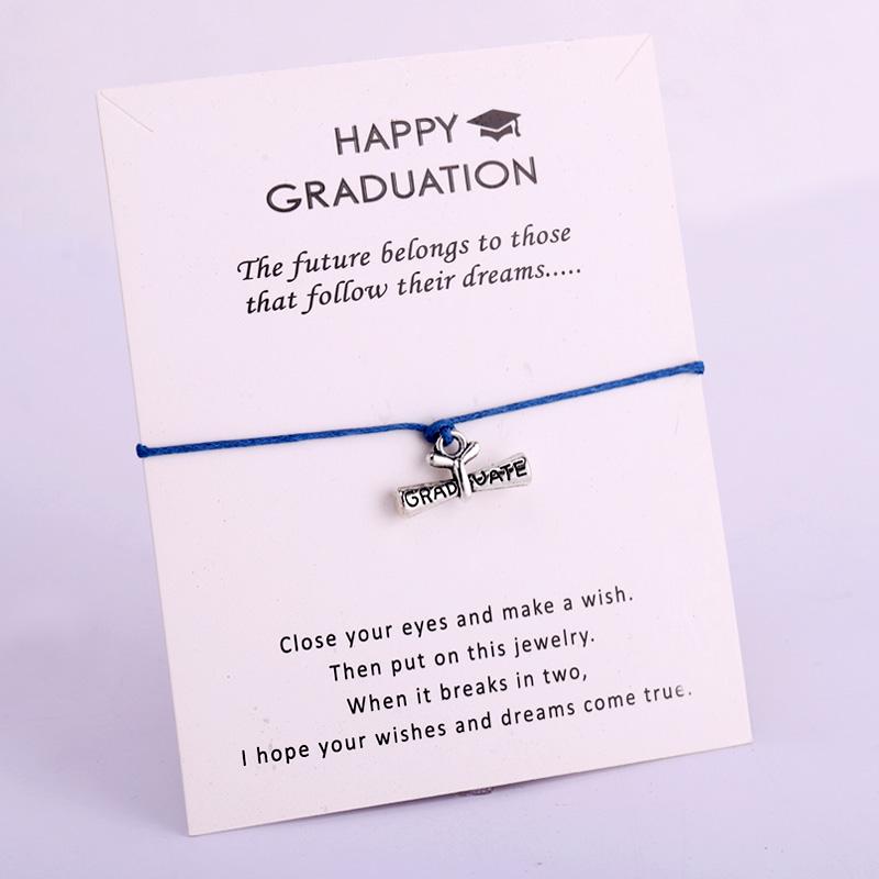 Charm Bracelets Graduate Graduation Trencher Cap Square College Diploma Rope Chain Jewelry Friendship Gift Drop
Charm Bracelets Graduate Graduation Trencher Cap Square College Diploma Rope Chain Jewelry Friendship Gift Drop