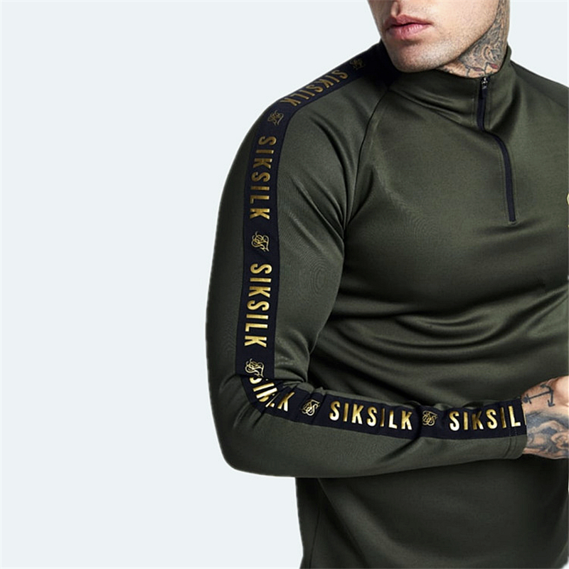 Silk Spain Shirts Men SikSilk Long Sleeve T Shirt Men Autumn Sweatshirts Streetwear Sik Tshirt Silk Silk Sweatshirt 0013 1118