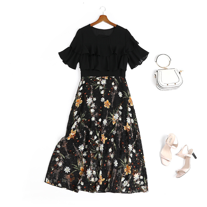 Slightly Large Size 6l Longer Female Sexier Mesh Printed Chiffon 2021 New Belly-covering 113 Dress Sizes 6t5b, Black
Slightly Large Size 6l Longer Female Sexier Mesh Printed Chiffon 2021 New Belly-covering 113 Dress Sizes 6t5b, Black